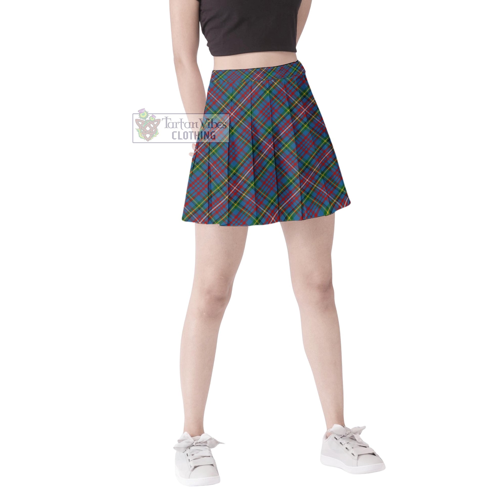 Tartan Vibes Clothing Hyndman Tartan Women's Plated Mini Skirt