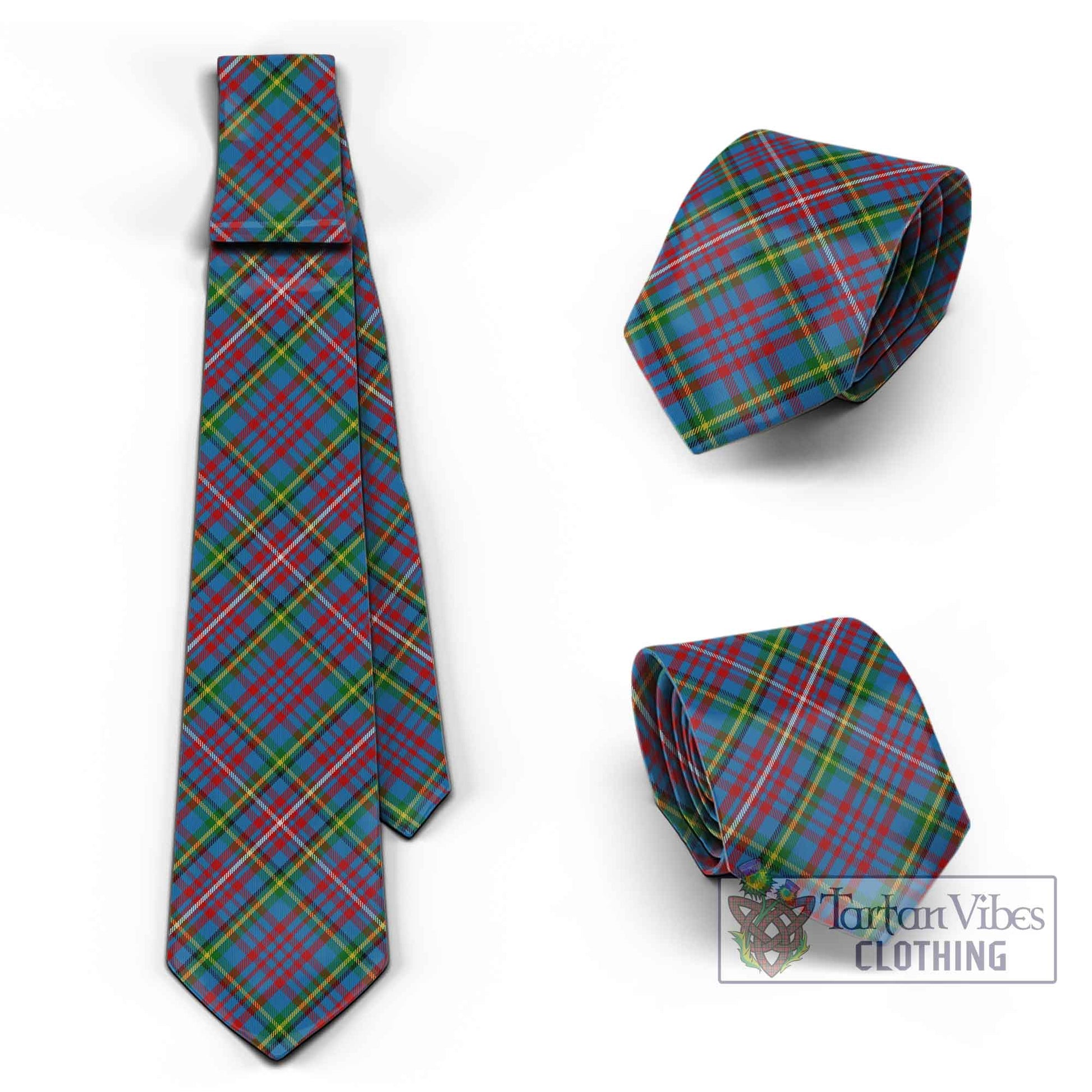 Hyndman Tartan Classic Necktie Cross Style Necktie One Size - Tartan Vibes Clothing