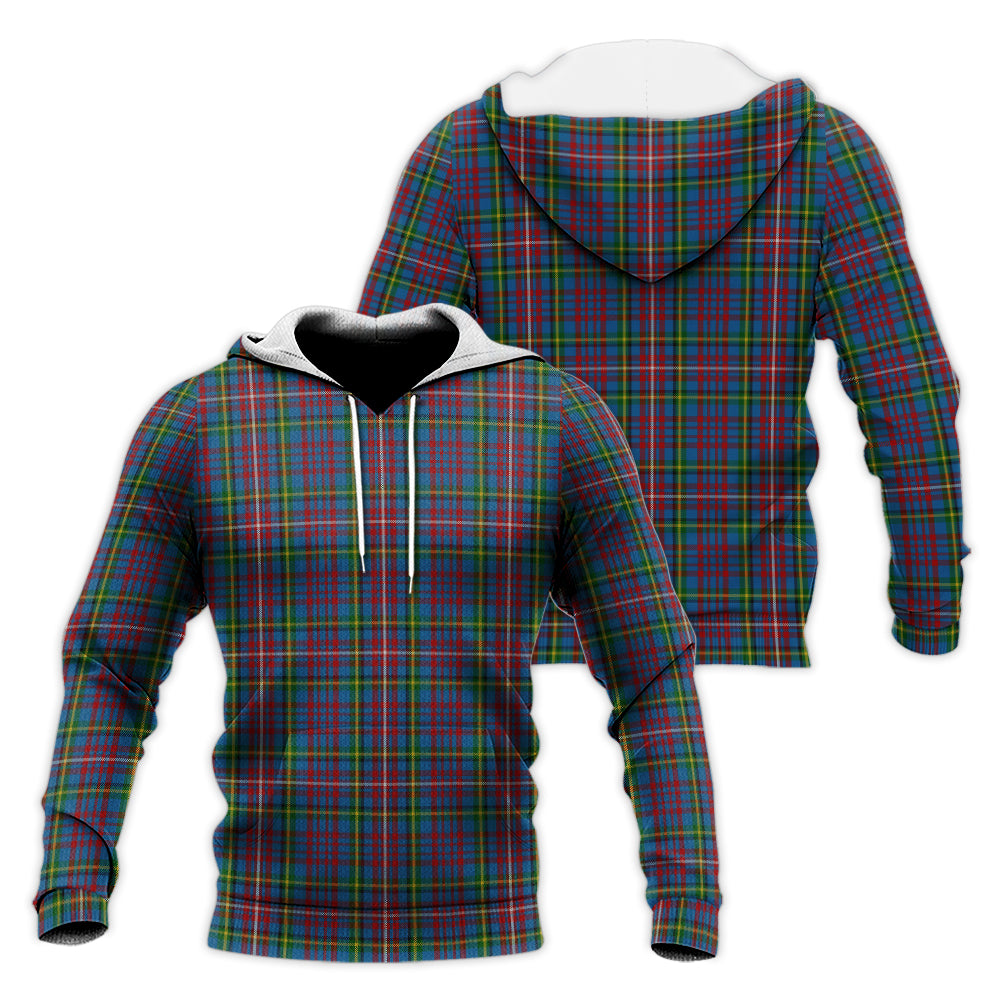 Hyndman Tartan Knitted Hoodie Unisex - Tartan Vibes Clothing