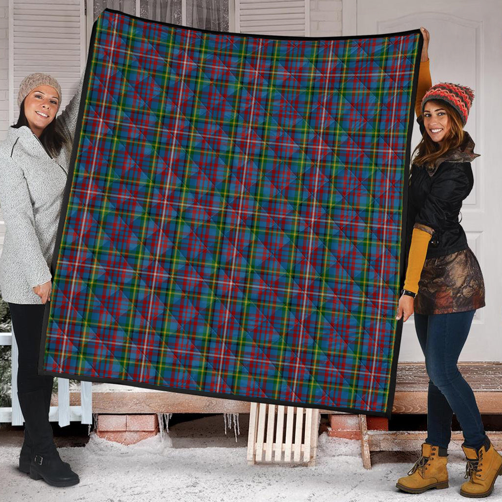 Hyndman Tartan Quilt Super King Quilt 91" x 110" - Tartan Vibes Clothing