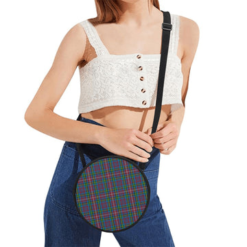 Hyndman Tartan Round Satchel Bags One Size 9*9*2.7 inch - Tartan Vibes Clothing