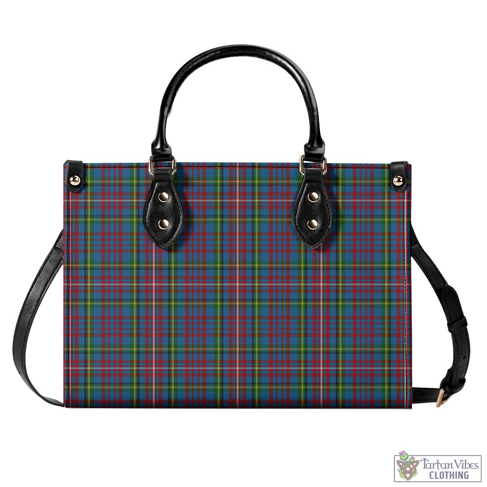 Hyndman Tartan Luxury Leather Handbags L - Tartan Vibes Clothing