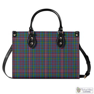 Hyndman Tartan Luxury Leather Handbags L - Tartan Vibes Clothing