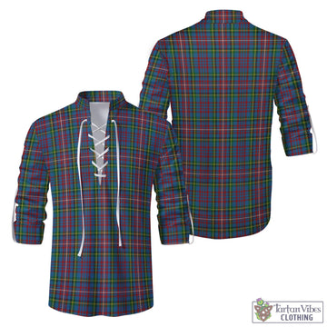 Hyndman Tartan Men's Scottish Traditional Jacobite Ghillie Kilt Shirt Men - Tartan Vibes Clothing
