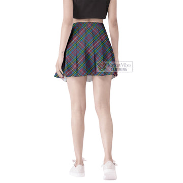 Hyndman Tartan Women's Plated Mini Skirt