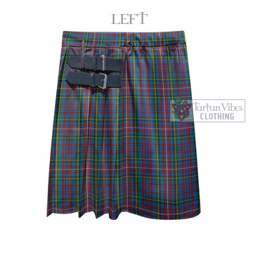 Hyndman Tartan Men's Pleated Skirt - Fashion Casual Retro Scottish Kilt Style