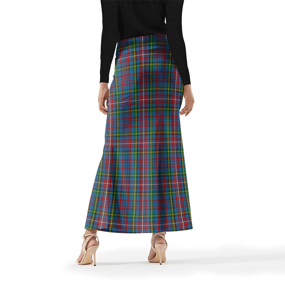 Hyndman Tartan Womens Full Length Skirt - Tartan Vibes Clothing
