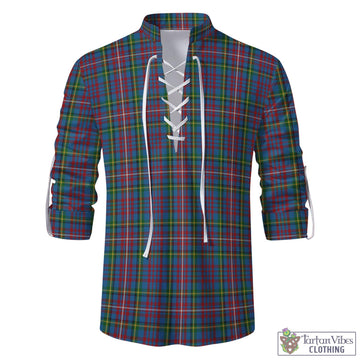 Hyndman Tartan Men's Scottish Traditional Jacobite Ghillie Kilt Shirt
