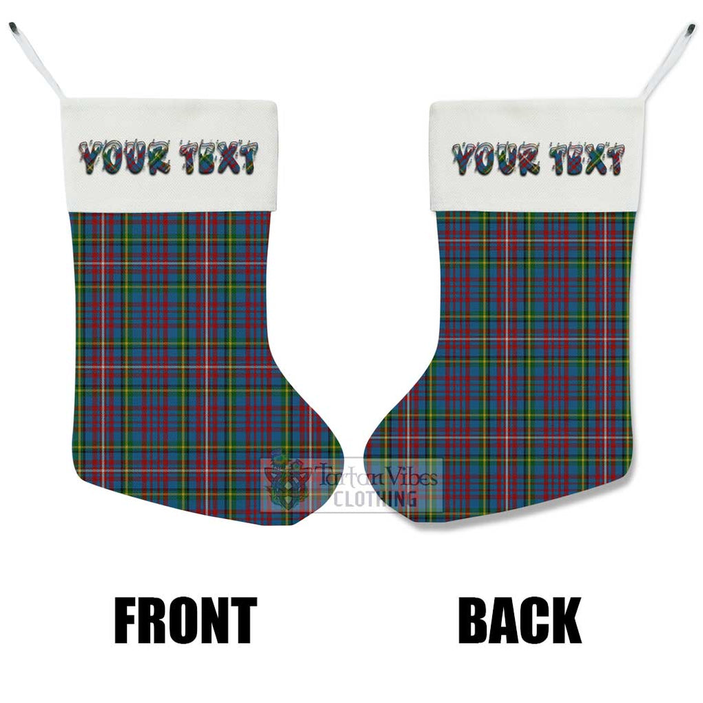 Hyndman Tartan Christmas Stocking with Personalized Text - Tartan Vibes Clothing