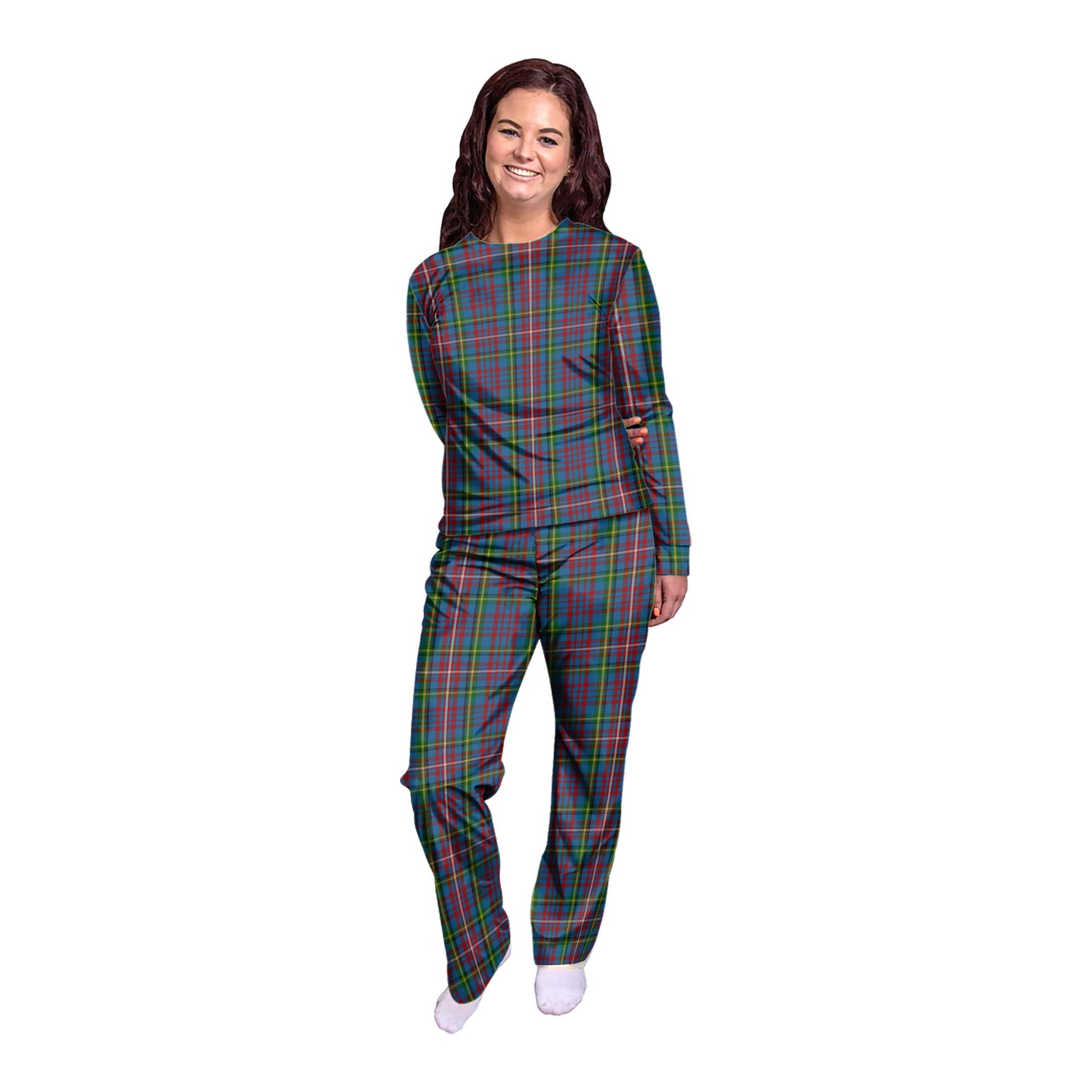 Hyndman Tartan Pajamas Family Set - Tartan Vibes Clothing