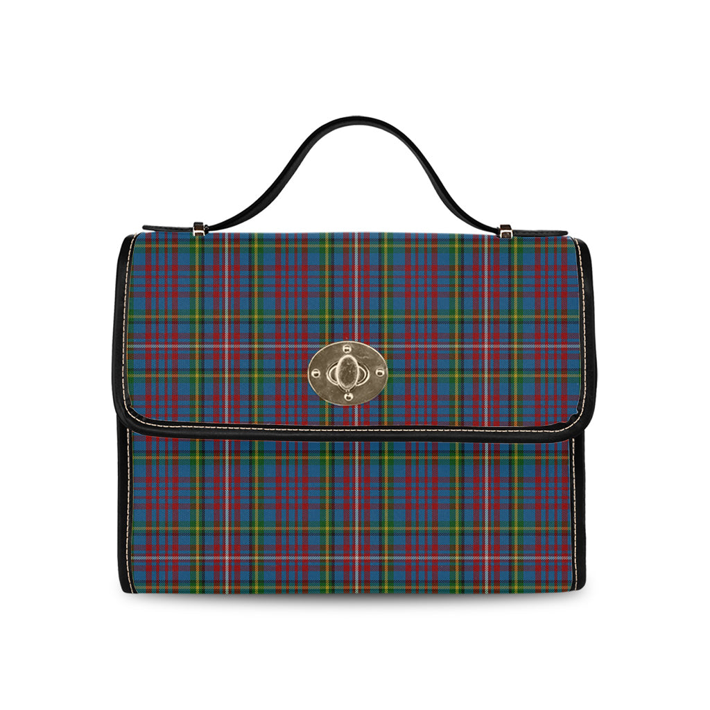 hyndman-tartan-leather-strap-waterproof-canvas-bag