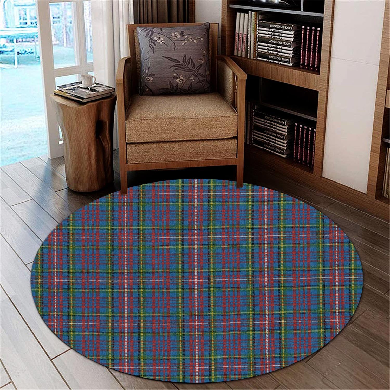 Hyndman Tartan Round Rug - Tartan Vibes Clothing
