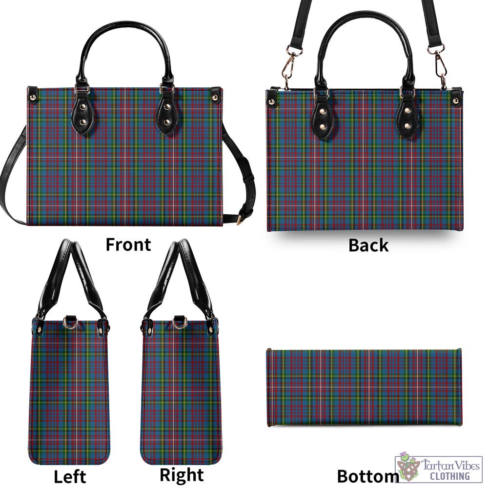 Hyndman Tartan Luxury Leather Handbags - Tartan Vibes Clothing