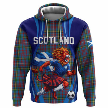 Hyndman Scotland Football Tartan Hoodie Lion Mascot Go Scottish