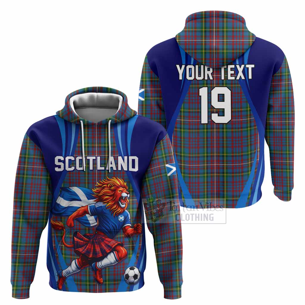 Hyndman Scotland Football Tartan Hoodie Lion Mascot Go Scottish
