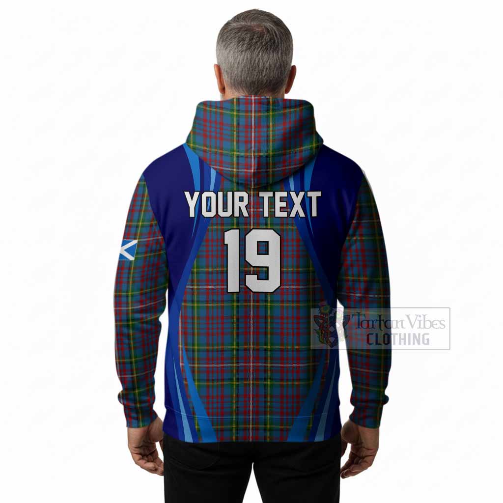 Hyndman Scotland Football Tartan Hoodie Lion Mascot Go Scottish
