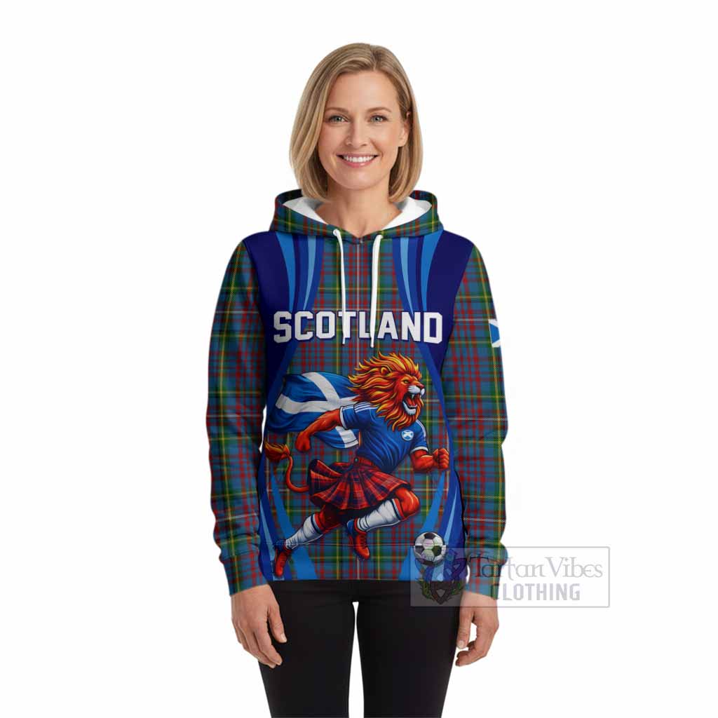 Hyndman Scotland Football Tartan Hoodie Lion Mascot Go Scottish
