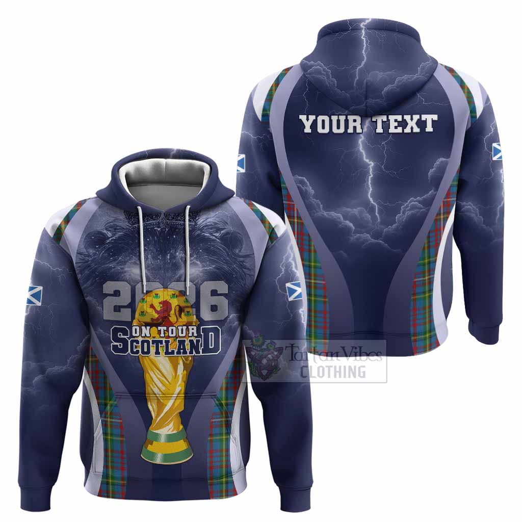 Hyndman Scotland Football Tartan Hoodie Scotland On Tour Trophy Style