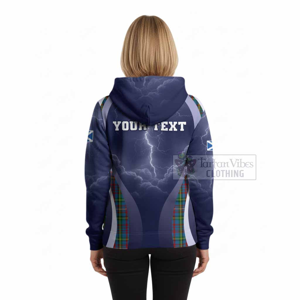 Hyndman Scotland Football Tartan Hoodie Scotland On Tour Trophy Style
