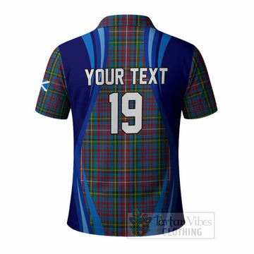 Hyndman Scotland Football Tartan Polo Shirt Lion Mascot Go Scottish