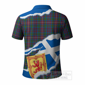 Hyndman Scotland Football Tartan Polo Shirt We'll Be Coming