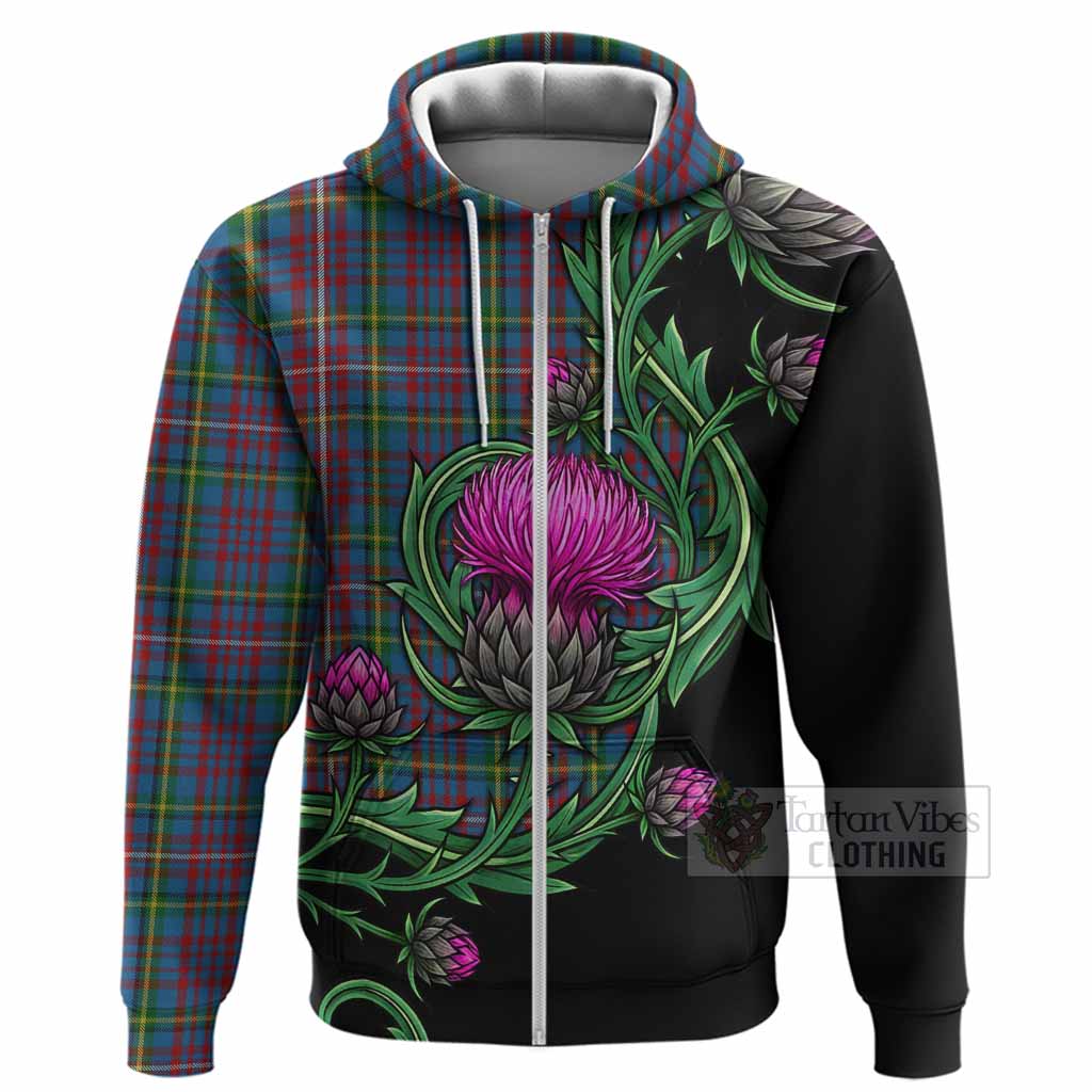 Hyndman Tartan Hoodie Resilient Scottish Thistle