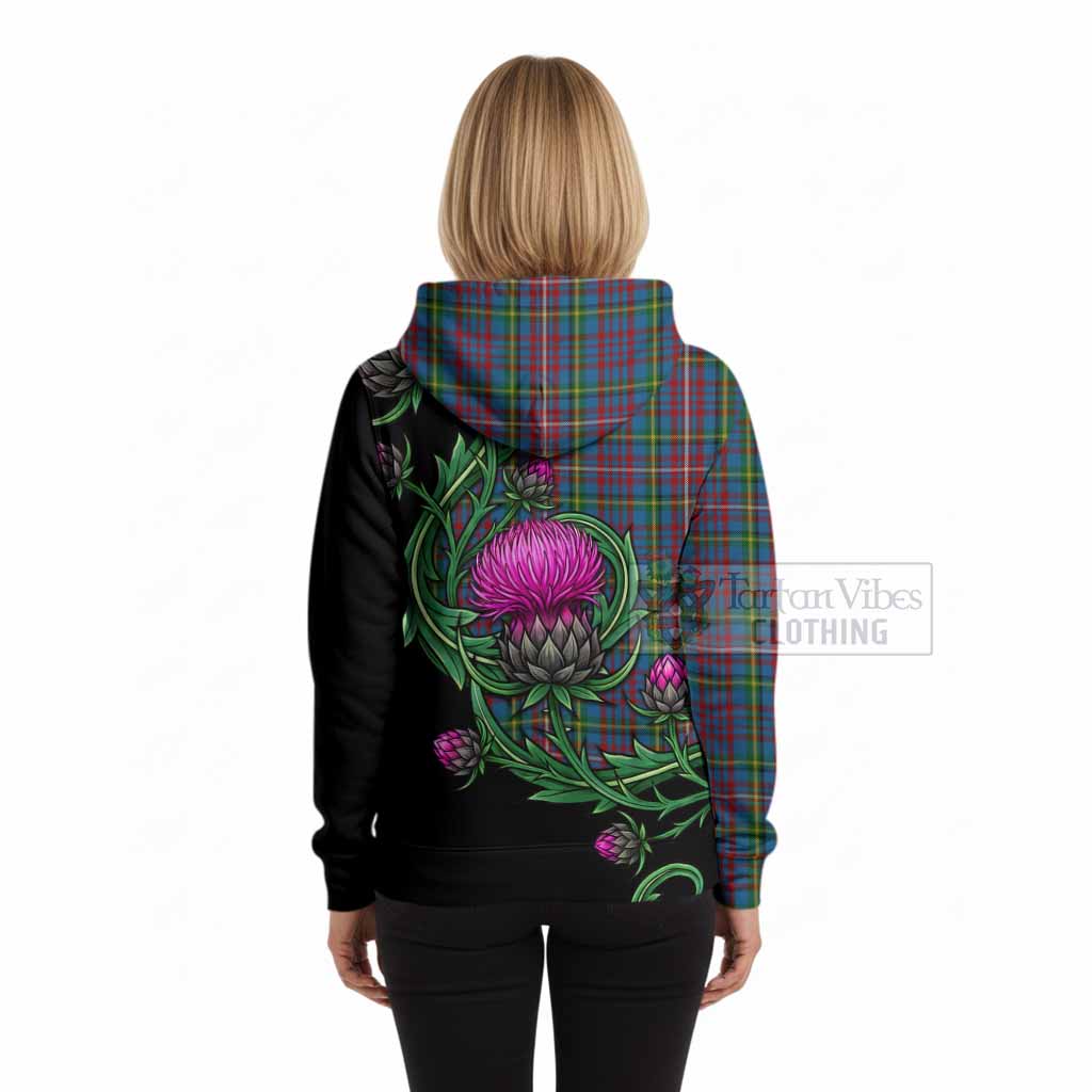 Hyndman Tartan Hoodie Resilient Scottish Thistle