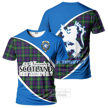 Inglis Family Crest Tartan T-Shirt Celebrate Saint Andrew's Day in Style