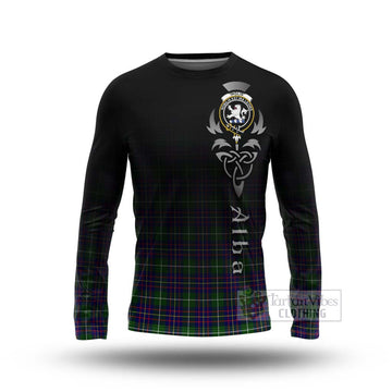 Inglis Tartan Long Sleeve T-Shirt Featuring Alba Gu Brath Family Crest Celtic Inspired Unisex - Tartan Vibes Clothing