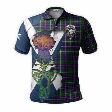 Inglis Tartan Family Crest Polo Shirt Scottish Thistle Celtic Inspired Kid - Tartan Vibes Clothing