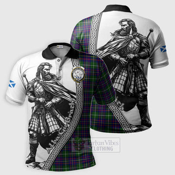 Inglis Tartan Clan Crest Polo Shirt with Highlander Warrior Celtic Style Kid - Tartan Vibes Clothing