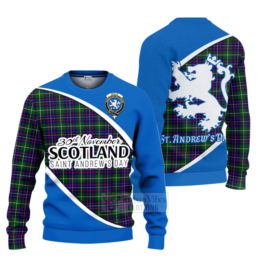 Inglis Family Crest Tartan Ugly Sweater Celebrate Saint Andrew's Day in Style Unisex - Tartan Vibes Clothing
