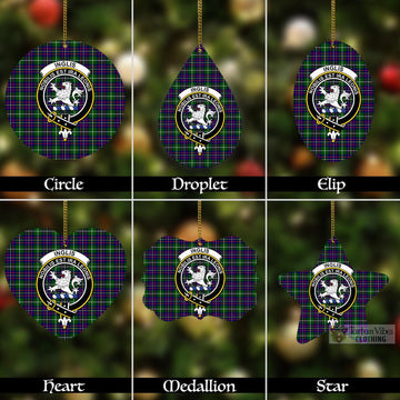Inglis Tartan Christmas Aluminium Ornament with Family Crest Aluminium - Tartan Vibes Clothing