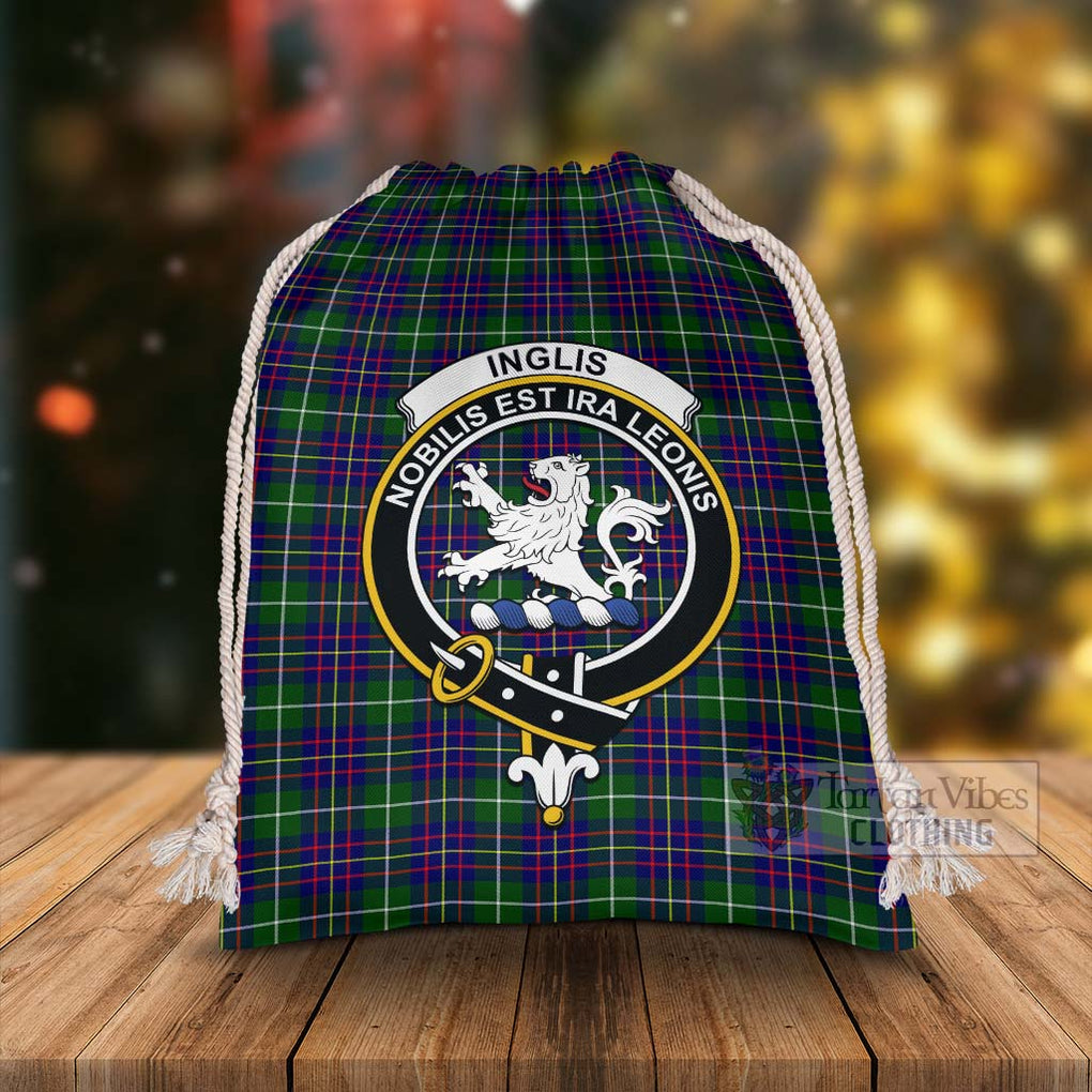 Inglis Tartan Christmas Santa's Bag with Family Crest - Tartan Vibes Clothing