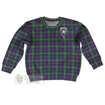 Inglis Tartan Kid Ugly Sweater with Family Crest Kid - Tartan Vibes Clothing