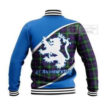 Inglis Family Crest Tartan Baseball Jacket Celebrate Saint Andrew's Day in Style - Tartan Vibes Clothing