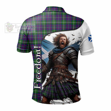 Inglis Crest Tartan Polo Shirt Inspired by the Freedom of Scottish Warrior - Tartan Vibes Clothing
