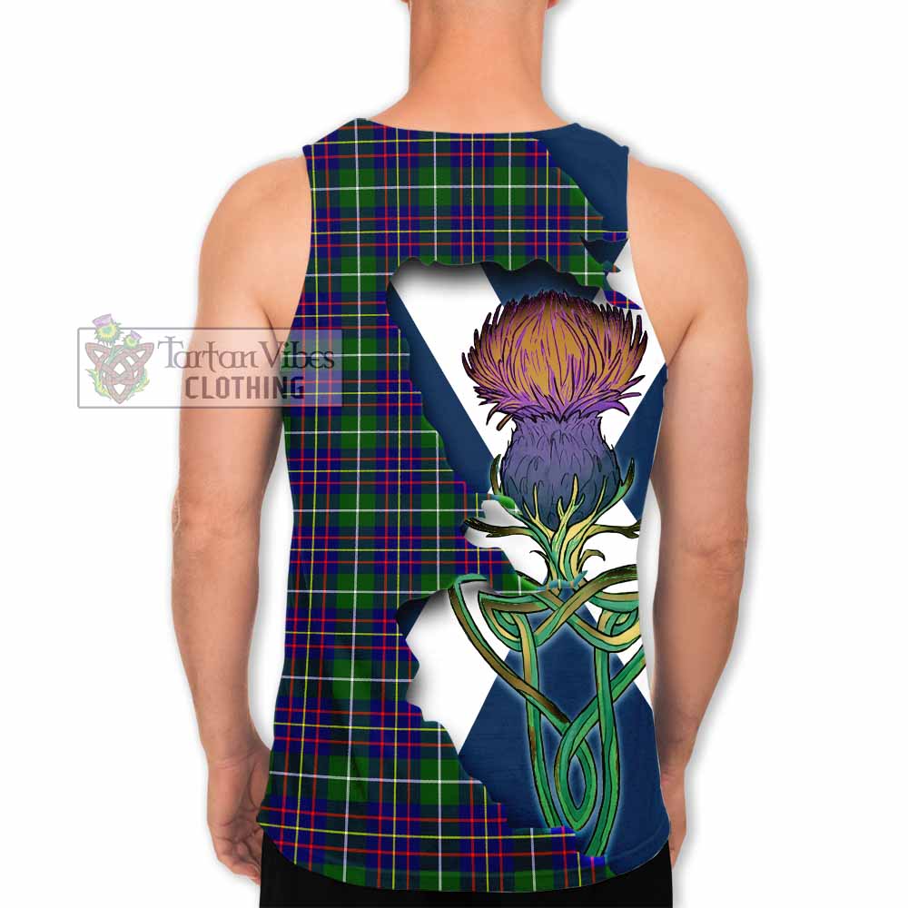 Inglis Tartan Family Crest Men's Tank Top Scottish Thistle Celtic Inspired - Tartan Vibes Clothing