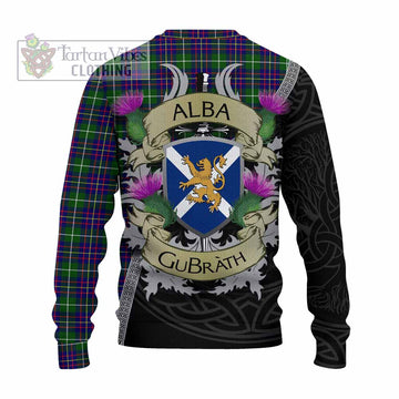 Inglis Tartan Family Crest Knitted Sweater Lion Rampant Royal Thistle Shield Celtic Inspired - Tartan Vibes Clothing