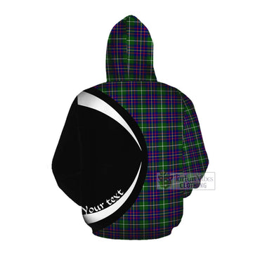 Inglis Tartan Cotton Hoodie with Family Crest Circle Style Pullover Hoodie - Tartan Vibes Clothing