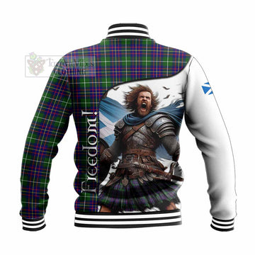 Inglis Crest Tartan Baseball Jacket Inspired by the Freedom of Scottish Warrior - Tartan Vibes Clothing