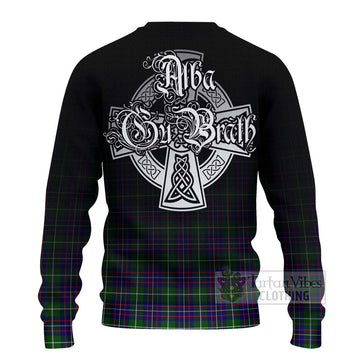 Inglis Tartan Ugly Sweater Featuring Alba Gu Brath Family Crest Celtic Inspired - Tartan Vibes Clothing