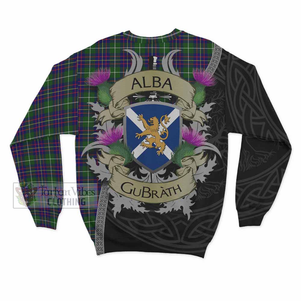 Inglis Tartan Family Crest Sweatshirt Lion Rampant Royal Thistle Shield Celtic Inspired - Tartan Vibes Clothing
