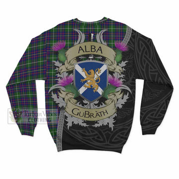 Inglis Tartan Family Crest Sweatshirt Lion Rampant Royal Thistle Shield Celtic Inspired - Tartan Vibes Clothing