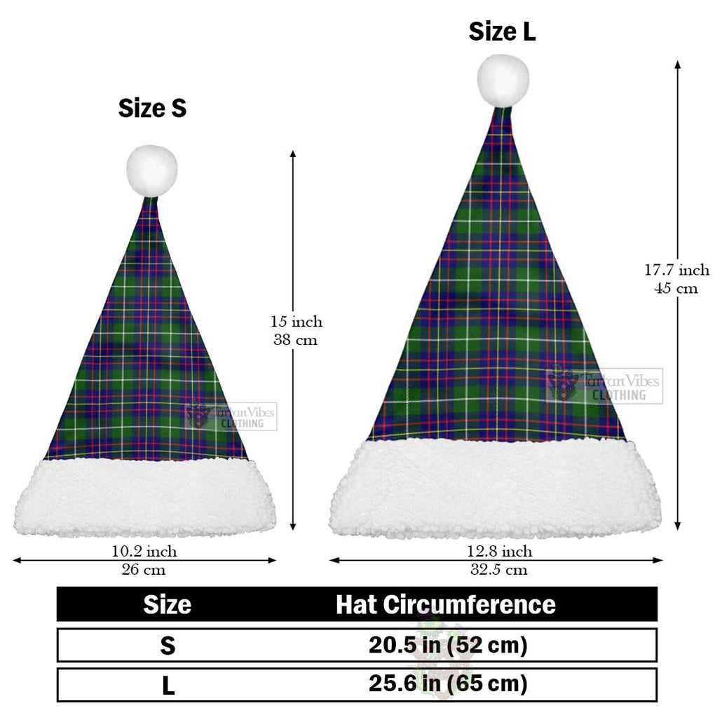 Inglis Tartan Christmas Santa Hats Christmas Hat L 25.6in (65cm) - Tartan Vibes Clothing