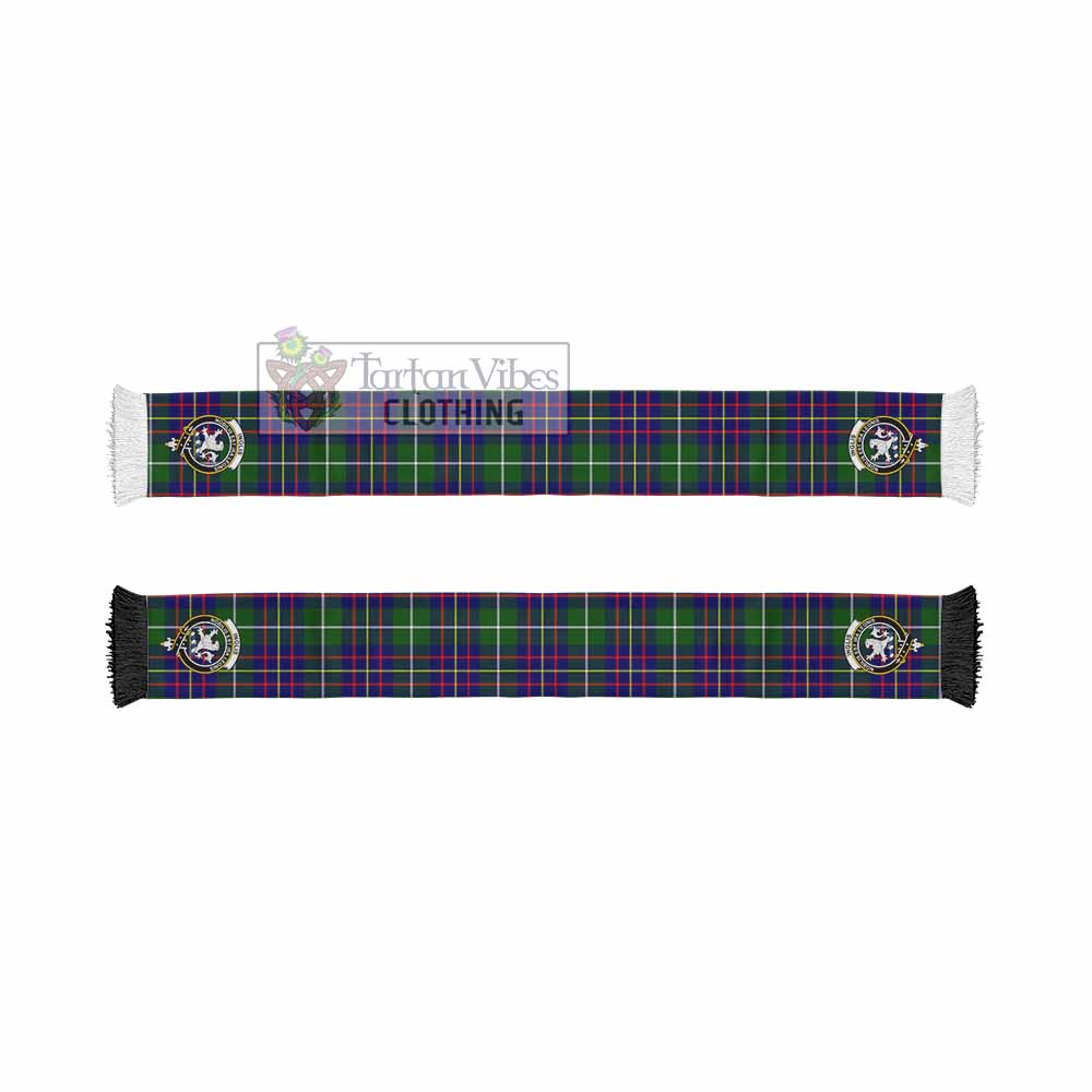 Inglis Tartan Ruffneck Scarf with Family Crest - Tartan Vibes Clothing