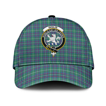 Inglis Ancient Tartan Classic Cap with Family Crest