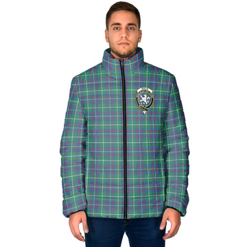 Inglis Ancient Tartan Padded Jacket with Family Crest