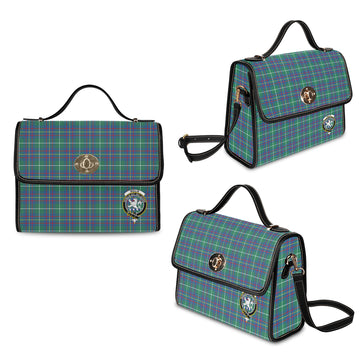 Inglis Ancient Tartan Waterproof Canvas Bag with Family Crest
