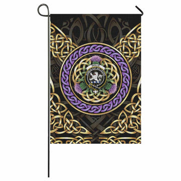 Inglis Clan Crest Garden Flag Celtic Scottish Thistle